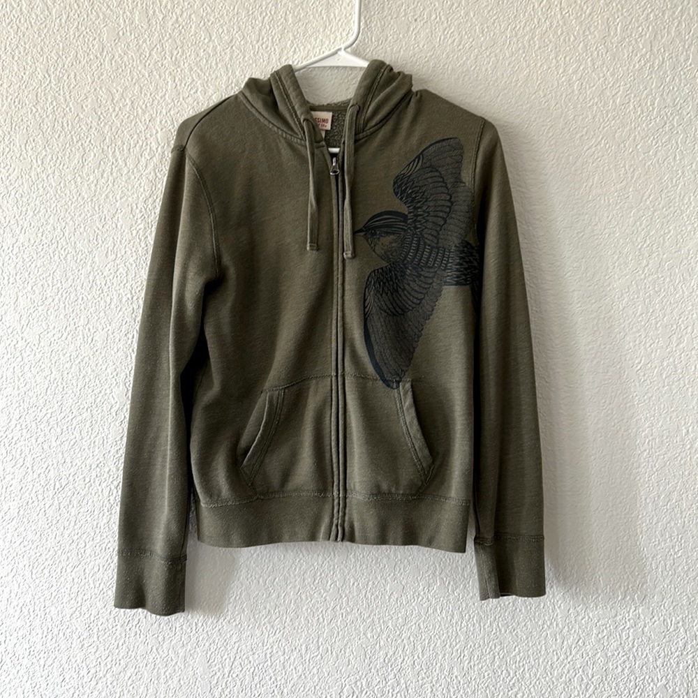 Mossimo zip up hooded sweatshirt